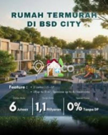 Rumah Minimalis 2 Kamar LT 60m2 di BSD City Rumah Minimalis 2 Kamar LT 60m2 di BSD City