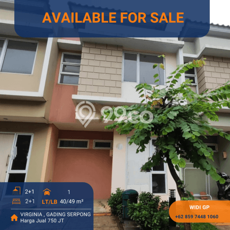 Rumah Minimalis 2 KT di Gading Serpong Tangerang Unfurnished Rumah Minimalis 2 KT di Gading Serpong Tangerang Unfurnished