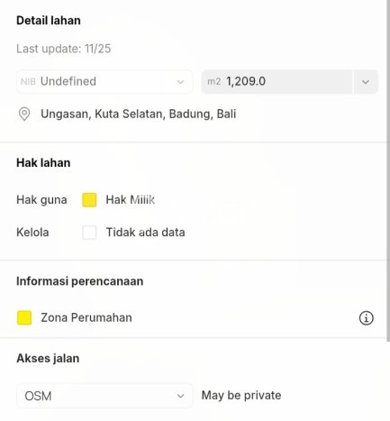 Tanah Dijual Area Strategis di Jimbaran Badung 1200m2 Tanah Dijual Area Strategis di Jimbaran Badung 1200m2