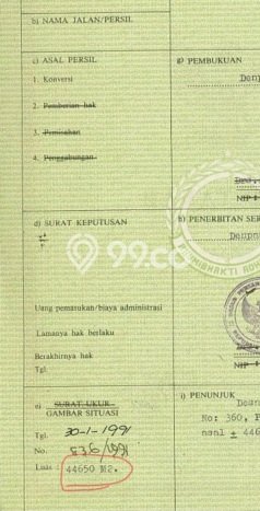 Kavling Tanah untuk Dijual di Ungasan, Badung, Luas 44650m2 Kavling Tanah untuk Dijual di Ungasan, Badung, Luas 44650m2