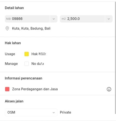 LOKASI PREMIUM! Tanah di Kuta, Luas 5100m², Cocok untuk Investasi LOKASI PREMIUM! Tanah di Kuta, Luas 5100m², Cocok untuk Investasi