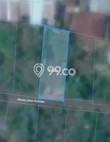 Tanah Dijual Area Strategis di Mumbul Badung 268m2 Tanah Dijual Area Strategis di Mumbul Badung 268m2