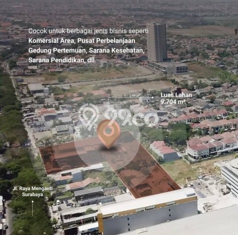 Tanah Dijual Lokasi Wiyung, Surabaya Luas 9704m2 Legalitas Aman Tanah Dijual Lokasi Wiyung, Surabaya Luas 9704m2 Legalitas Aman