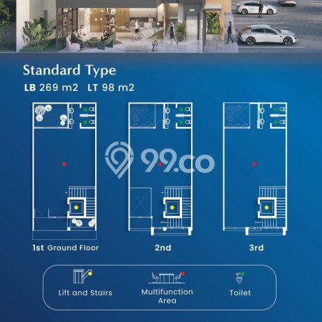 Untuk Dijual! Ruko di Kota Baru Parahyangan Bandung LT 98m2 / LB 269m2 Kawasan Bisnis Untuk Dijual! Ruko di Kota Baru Parahyangan Bandung LT 98m2 / LB 269m2 Kawasan Bisnis