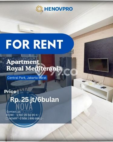Apartemen Minimalis untuk Disewa, 1 Kamar di Jakarta Barat Apartemen Minimalis untuk Disewa, 1 Kamar di Jakarta Barat