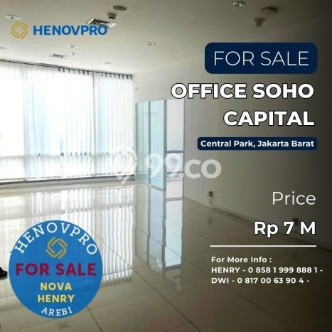 Kantor Dijual di Jakarta Barat LT 139m2 & LB 139m2 Lokasi Terbaik! Kantor Dijual di Jakarta Barat LT 139m2 & LB 139m2 Lokasi Terbaik!