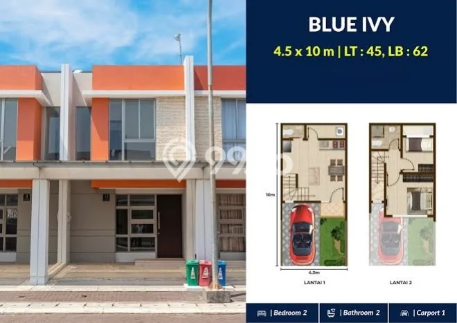Rumah Minimalis 2 Kamar LT 45m2 di Pantai Indah Kapuk 2 Rumah Minimalis 2 Kamar LT 45m2 di Pantai Indah Kapuk 2