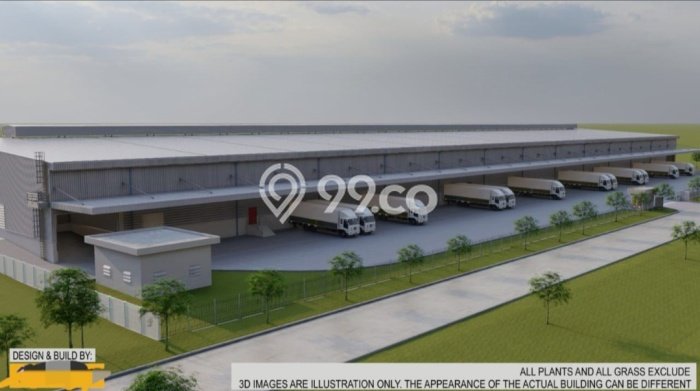 Gudang untuk Disewa di Pusat Bekasi Luas Bangunan 13332m2 Gudang untuk Disewa di Pusat Bekasi Luas Bangunan 13332m2