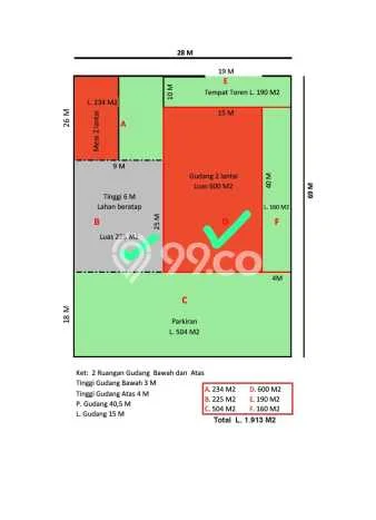 FOR RENT! Gudang di Muara Karang Cocok untuk Bisnis 600m2 FOR RENT! Gudang di Muara Karang Cocok untuk Bisnis 600m2