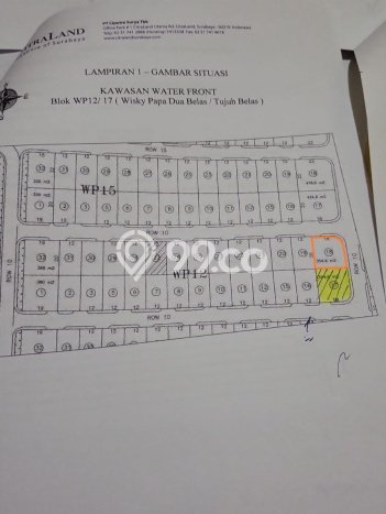 Tanah Kavling Dijual di Citraland, Surabaya dengan Luas Tanah 355m2 Tanah Kavling Dijual di Citraland, Surabaya dengan Luas Tanah 355m2