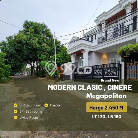 Rumah Mewah Dalam Komplek Di Cinere Pondok Labu.dkt Pusat Bisnis Rumah Mewah Dalam Komplek Di Cinere Pondok Labu.dkt Pusat Bisnis