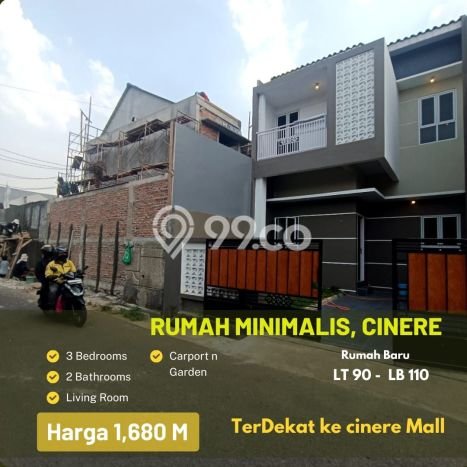 Rumah Baru Dlm Komplek D Cinere Mal Pangkalan Jati.dkt Pondoklabu Rumah Baru Dlm Komplek D Cinere Mal Pangkalan Jati.dkt Pondoklabu