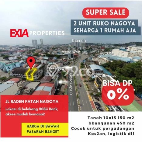 2 Unit Ruko 3 Lantai Harga 1 Unit Nagoya Dekat Bank HSBC 2 Unit Ruko 3 Lantai Harga 1 Unit Nagoya Dekat Bank HSBC