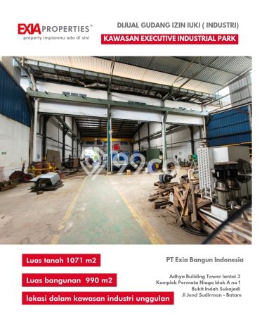 Untuk Dijual! Gudang di Batam Centre Batam LT 1071m2 / LB 990m2 Kawasan Bisnis Untuk Dijual! Gudang di Batam Centre Batam LT 1071m2 / LB 990m2 Kawasan Bisnis