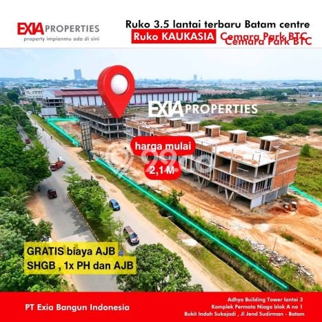 Untuk Dijual! Ruko di Batam Centre Batam LT 87m2 / LB 237m2 Kawasan Strategis Untuk Dijual! Ruko di Batam Centre Batam LT 87m2 / LB 237m2 Kawasan Strategis