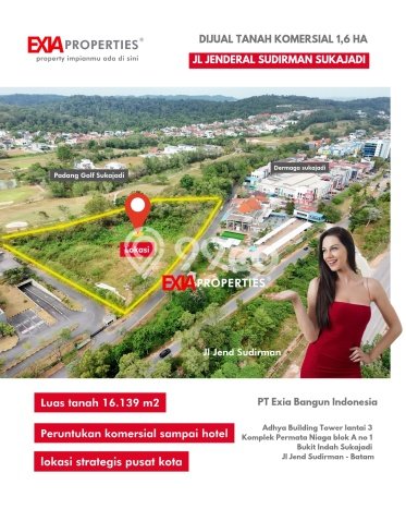 Lahan Kosong Dijual di Batam dengan Area 16139m2 Lahan Kosong Dijual di Batam dengan Area 16139m2