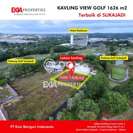 Untuk Dijual Tanah 1629m2 di Batam Centre, Batam Untuk Dijual Tanah 1629m2 di Batam Centre, Batam