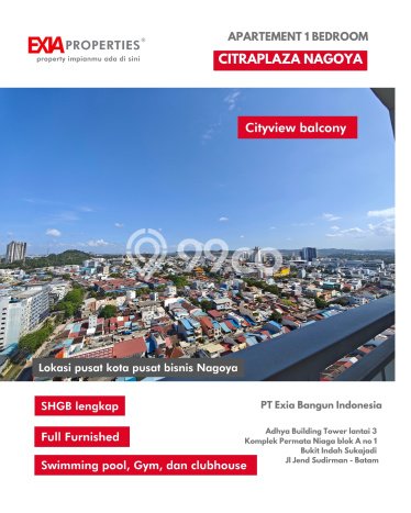 Apartemen Cozy Dijual di Batam Spesifikasi 1 KT, 1 KM Apartemen Cozy Dijual di Batam Spesifikasi 1 KT, 1 KM