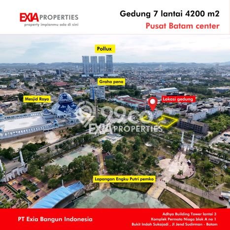 Kantor Dijual di Batam Kota Batam dengan LB 4200m2 Kantor Dijual di Batam Kota Batam dengan LB 4200m2