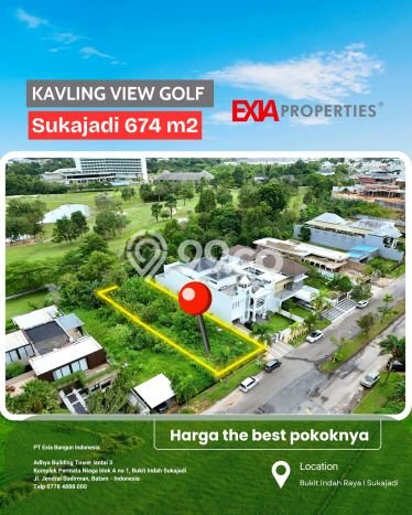 Kavling Tanah Dijual di Batam Kota Batam Spesifikasi 674m2 Kavling Tanah Dijual di Batam Kota Batam Spesifikasi 674m2