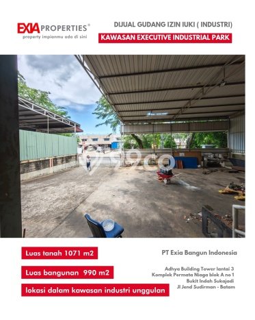 Untuk Dijual! Gudang di Batam Centre Batam LT 1071m2 / LB 990m2 Kawasan Bisnis Untuk Dijual! Gudang di Batam Centre Batam LT 1071m2 / LB 990m2 Kawasan Bisnis