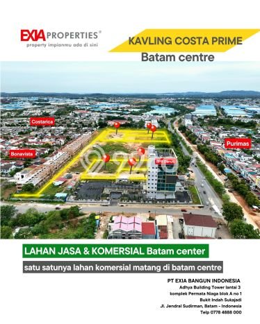 Tanah untuk Dijual Lokasi Batam Kota, Batam Luas 2673m2 - Tanah untuk Dijual Lokasi Batam Kota, Batam Luas 2673m2 -