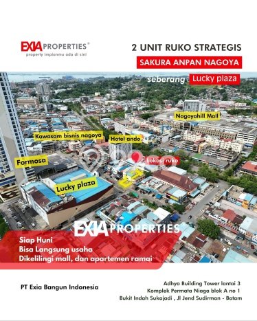 Ruko Dijual di Prime Area Batam Luas 450m2 Ruko Dijual di Prime Area Batam Luas 450m2
