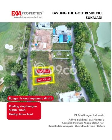 Lahan Dijual Lokasi Batam Kota, Batam dengan Luas Tanah 758m2 dan Status - Lahan Dijual Lokasi Batam Kota, Batam dengan Luas Tanah 758m2 dan Status -