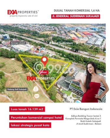 Lahan Kosong Dijual di Batam dengan Area 16139m2 Lahan Kosong Dijual di Batam dengan Area 16139m2