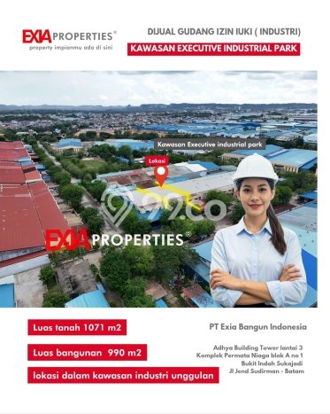 Untuk Dijual! Gudang di Batam Centre Batam LT 1071m2 / LB 990m2 Kawasan Bisnis Untuk Dijual! Gudang di Batam Centre Batam LT 1071m2 / LB 990m2 Kawasan Bisnis