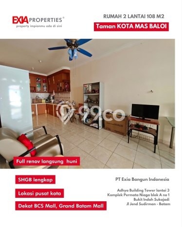 Rumah Modern 3 KT di Nagoya Batam Unfurnished Rumah Modern 3 KT di Nagoya Batam Unfurnished