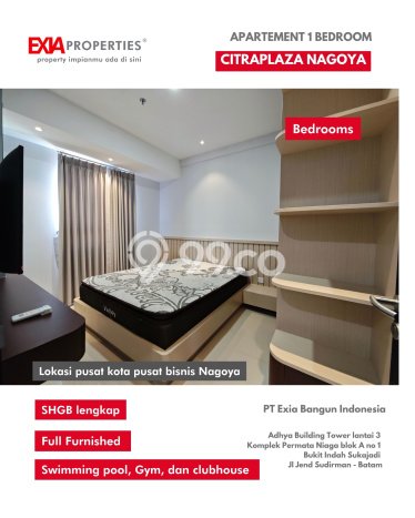 Apartemen Cozy Dijual di Batam Spesifikasi 1 KT, 1 KM Apartemen Cozy Dijual di Batam Spesifikasi 1 KT, 1 KM