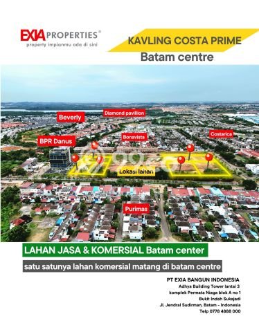 Tanah untuk Dijual Lokasi Batam Kota, Batam Luas 2673m2 - Tanah untuk Dijual Lokasi Batam Kota, Batam Luas 2673m2 -