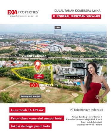 Lahan Kosong Dijual di Batam dengan Area 16139m2 Lahan Kosong Dijual di Batam dengan Area 16139m2