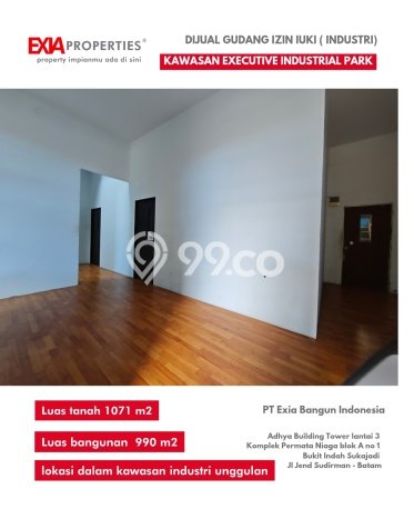 Untuk Dijual! Gudang di Batam Centre Batam LT 1071m2 / LB 990m2 Kawasan Bisnis Untuk Dijual! Gudang di Batam Centre Batam LT 1071m2 / LB 990m2 Kawasan Bisnis