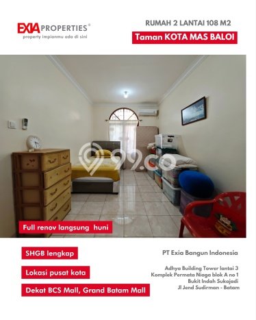 Rumah Modern 3 KT di Nagoya Batam Unfurnished Rumah Modern 3 KT di Nagoya Batam Unfurnished