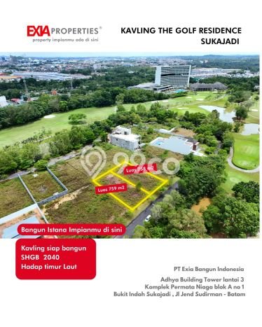 Lahan Dijual Lokasi Batam Kota, Batam dengan Luas Tanah 758m2 dan Status - Lahan Dijual Lokasi Batam Kota, Batam dengan Luas Tanah 758m2 dan Status -