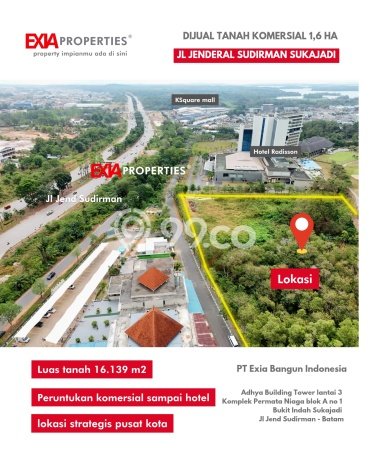 Lahan Kosong Dijual di Batam dengan Area 16139m2 Lahan Kosong Dijual di Batam dengan Area 16139m2