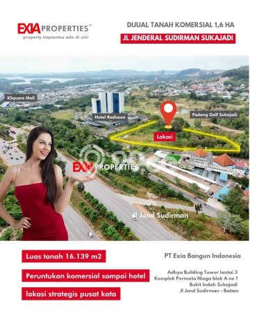 Lahan Kosong Dijual di Batam dengan Area 16139m2 Lahan Kosong Dijual di Batam dengan Area 16139m2