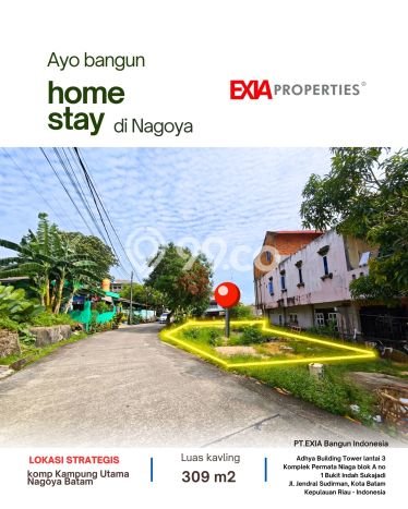 Dijual Tanah 309m2 di Nagoya, Batam Dijual Tanah 309m2 di Nagoya, Batam