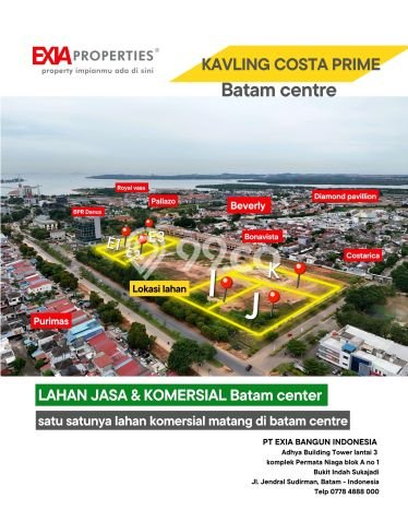 Tanah untuk Dijual Lokasi Batam Kota, Batam Luas 2673m2 - Tanah untuk Dijual Lokasi Batam Kota, Batam Luas 2673m2 -