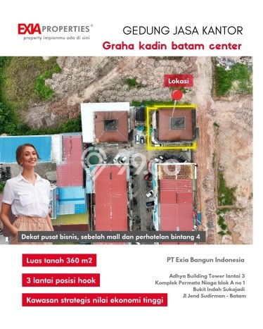 Dijual Kantor di Batam Kota Batam LT 360m2 / LB 450m2 Dijual Kantor di Batam Kota Batam LT 360m2 / LB 450m2