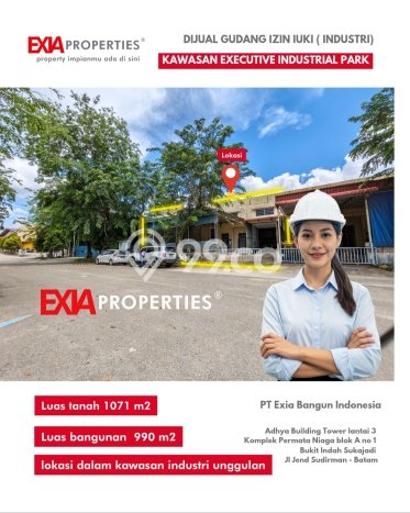 Untuk Dijual! Gudang di Batam Centre Batam LT 1071m2 / LB 990m2 Kawasan Bisnis Untuk Dijual! Gudang di Batam Centre Batam LT 1071m2 / LB 990m2 Kawasan Bisnis