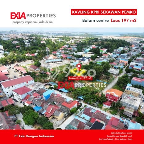 Tanah Dijual Lokasi Batam Kota, Batam dengan Luas Tanah 197m2 dan Status - Tanah Dijual Lokasi Batam Kota, Batam dengan Luas Tanah 197m2 dan Status -