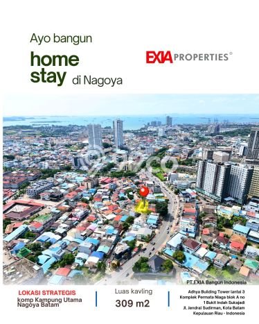 Dijual Tanah 309m2 di Nagoya, Batam Dijual Tanah 309m2 di Nagoya, Batam