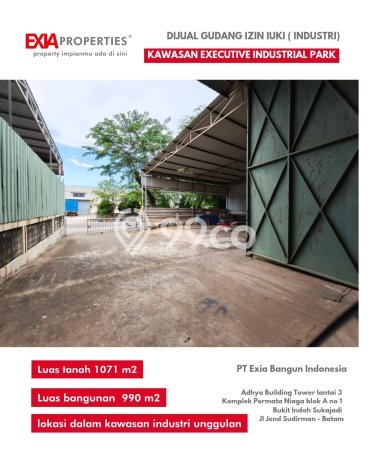 Untuk Dijual! Gudang di Batam Centre Batam LT 1071m2 / LB 990m2 Kawasan Bisnis Untuk Dijual! Gudang di Batam Centre Batam LT 1071m2 / LB 990m2 Kawasan Bisnis