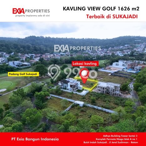 Untuk Dijual Tanah 1629m2 di Batam Centre, Batam Untuk Dijual Tanah 1629m2 di Batam Centre, Batam