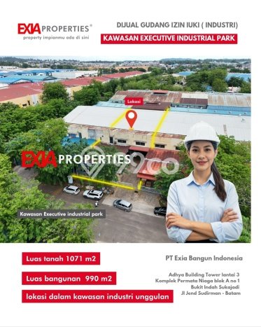 Untuk Dijual! Gudang di Batam Centre Batam LT 1071m2 / LB 990m2 Kawasan Bisnis Untuk Dijual! Gudang di Batam Centre Batam LT 1071m2 / LB 990m2 Kawasan Bisnis