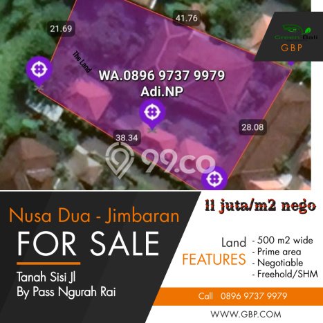 Tanah Kavling Dijual di Badung dengan Spesifikasi 975m2 Tanah Kavling Dijual di Badung dengan Spesifikasi 975m2