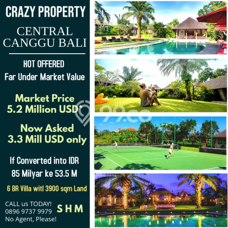 HOT DEAL! Vila di , Luas 3900m2m², Lokasi Prima HOT DEAL! Vila di , Luas 3900m2m², Lokasi Prima
